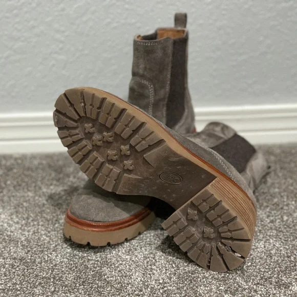 Sofft Gray Suede Ankle Boots - Picture 3 of 3